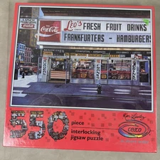 Ceaco Ken Keeley In Short Order 550 Piece Interlocking Jigsaw Puzzle Leo's Diner