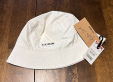 STEVE MADDEN-Womens White Bucket Satin Lined ...