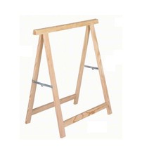 CAVALLETTO PIEGHEVOLE IN LEGNO DI PINO GREZZO 73,5X74 CM