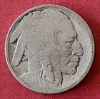 1914S US Buffalo Nickel! "San Francisco" Mint! Good FULL DATE! Lower Mintage!