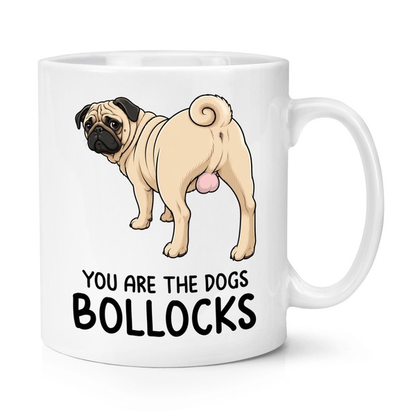 Gift Base Pug Kaffeebecher 10Oz Becher Tasse Weiß Keramik SprüChe Geburtstag-image