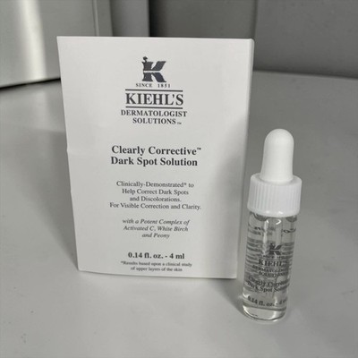 NIB~ Keihl's Clearly Corrective Dark Spot Solution LOT x6 pack Serum 0.14 fl oz
