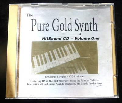 HitSound CD, THE PURE GOLD SYNTH - Valhala's International Gold Series 1990 RARE - Bild 1 von 4