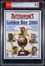 Cristiano Ronaldo 2004 Tuttosport Golden Boy PSA 6.5 Fine+ Italian Award Cover