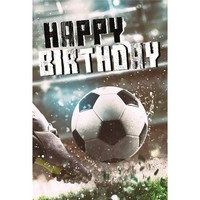 Geburtstag GlüCkwunschkarte Mit Umschlag FußBall Happy Birthday
