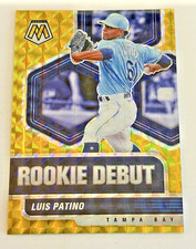 2021 Panini Mosaic Yellow Prizm #RD-11 Luis Patino Rookie Debut SSP #'d /10