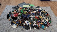 LEGO Konvolut 8,5 Kg - Steine, Platten, Figuren, Minifiguren, Fahrzeuge