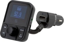 Scosche SBTFM1-XCES0 Bluetooth 5.0 FM Transmitter LCD Screen Dual USB Charger