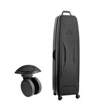 Golf Travel Bag Hard Case- 4 Multi-Directional Wheels for Airline, Lightweigh...
