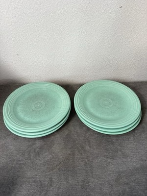 Homer Laughlin Fiestaware Fiesta 10-1/2'' Dinner Plates Set 6 Sea mist Blue Green