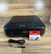 Canon Pixma MG5520 Wireless Color Inkjet Printer - W/ Power Cord & Black Ink