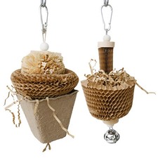 Bird Shredding Toy Paper Parrot Chewing Toy Foraging Toy Parrot Cage Cockatiel