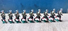 Authenticast: Scottish Infantry Marching, c1914. Unboxed.  c1950s