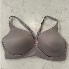 Body by Victoria Lightly Lined Plunge Pullover Bra Dusty Violet