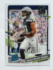 2023 Panini Clearly Donruss Rated Rookie Jaxon Smith-Njigba #67 Seattle Seahawks