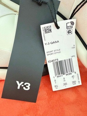 Size 8.5 - adidas Y-3 Qasa High Off White Black for sale online | eBay
