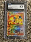 2002 POKEMON LEGENDARY COLLECTION #3 CHARIZARD-REVERSE FOIL CGC 5.5