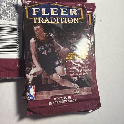 1998-99 Fleer Tradition Series 1 Basketball Hobby Pack, Factory Sealed 1 pack 