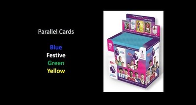 Topps Premier League 2026 (2025/26) Blue, Festive, Green & Yellow Parallel Cards
