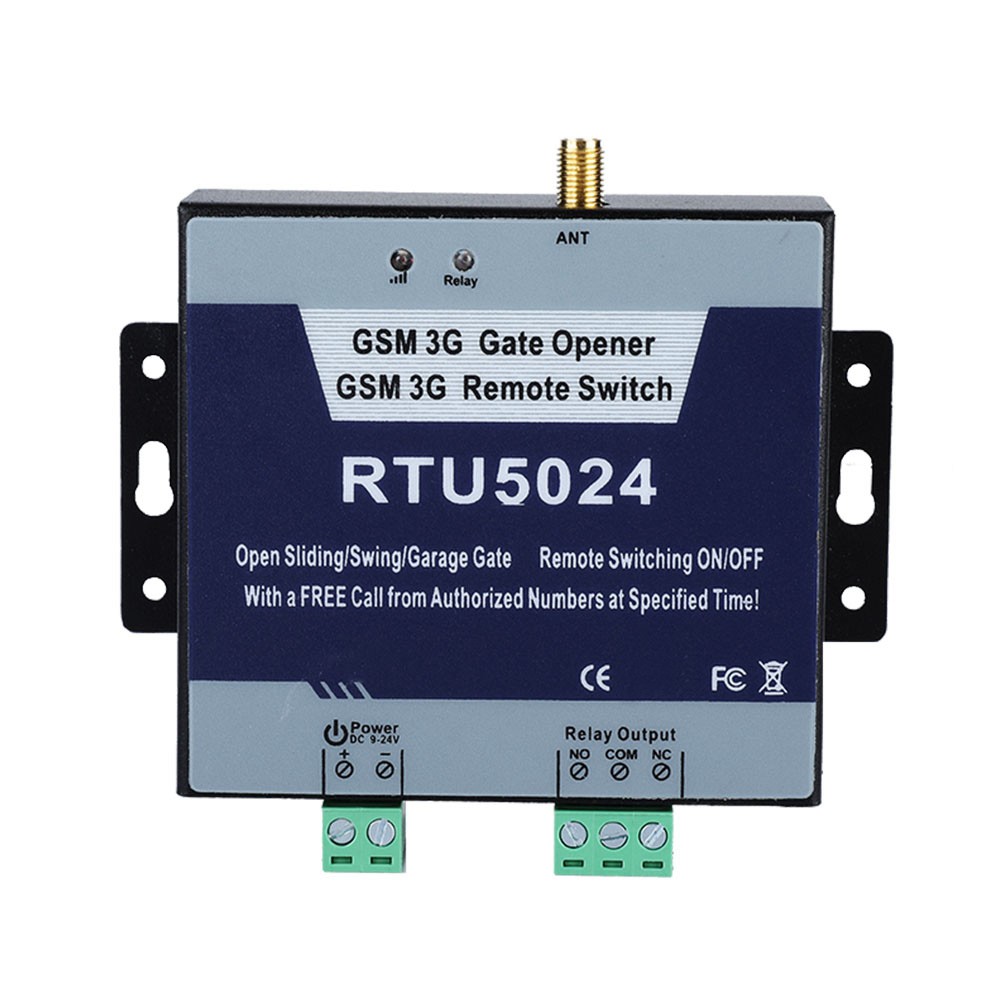 GSM Door Gate Opener System Remote On/Off Free Call SMS Command Excellent