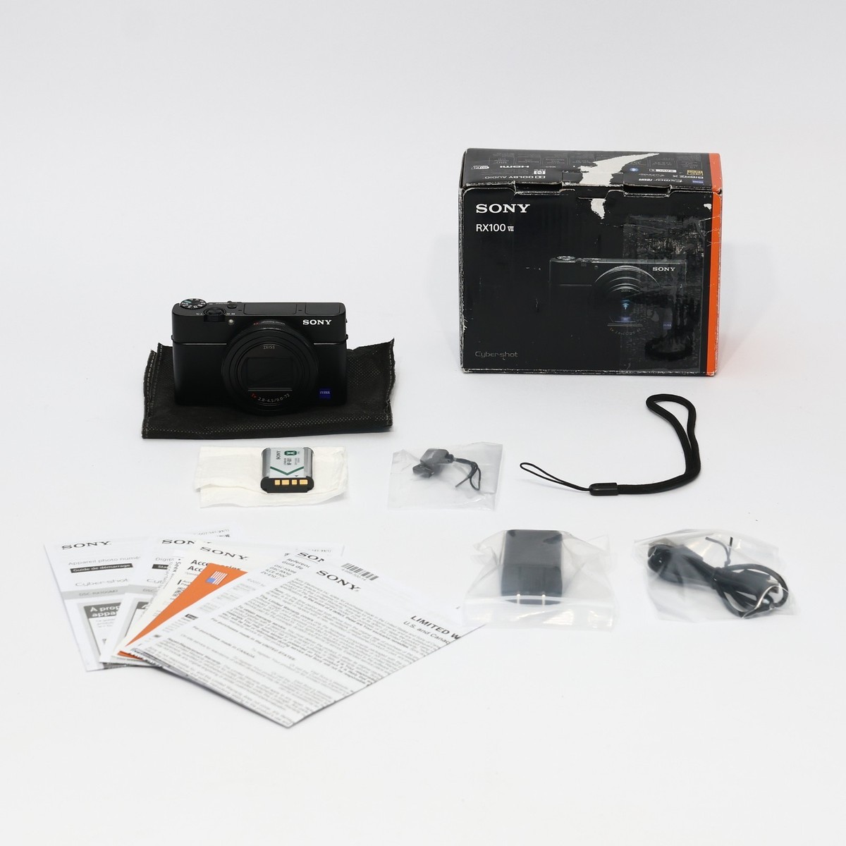 Sony DSC-RX100 VII RX100VII RX 100VII Camera (USA model) Open box