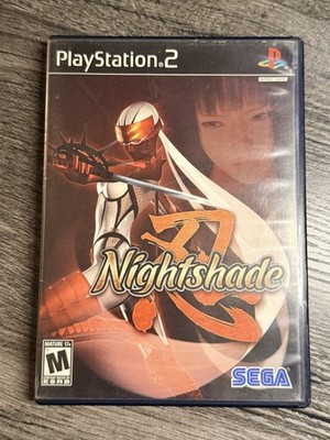 Nightshade PlayStation 2 2004 Case and Disk Only - PLEASE READ