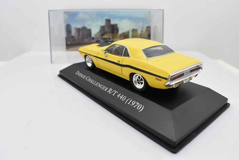 Modellini auto americane scala 1:43 DODGE CHALLENGER RT 440 ixo diecast edicola - Immagine 3 di 4
