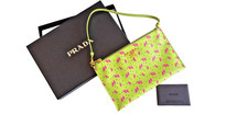 ORIGINAL PRADA TASCHE  HANDTASCHE PRADA CLUTCH HERVORRAGENDER ZUSTAND LEDER