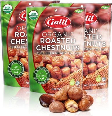 Organic Roasted Chestnuts | ed | Ready to Eat Sna | Gluten