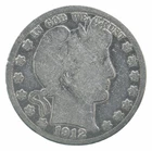 Better 1912-D US Barber 90% Silver Half Dollar Coin Collection Set Break *457