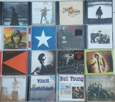 15CDs Neil Young - Comes a time + Hawks & doves + Reactor + Silver & gold + more