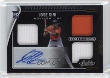 2022 Absolute Tools of the Trade 3 Swatch Signatures 12/199 Jose Siri Auto 0in6