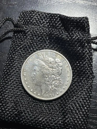 1881-P $1 Morgan Silver Dollar XF/AU
