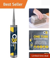 Grey Multi-Surface Sealant & Adhesive - Water Resistant & Food Safe 290ml