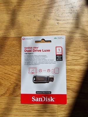 Original SanDisk 1TB Ultra Dual Drive Luxe 3.2 USB Type-C und Type-A Flash Drive