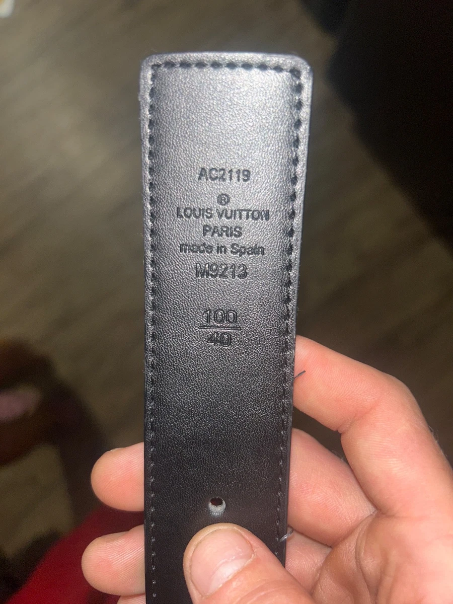 Louis Vuitton Leather Black Belts for Men for sale | eBay