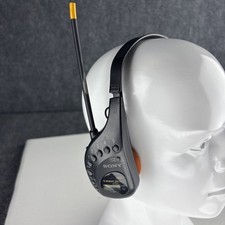 Vintage Sony SRF-HM22 FM/AM Walkman PLL Synthesized Radio Headset Tested Works