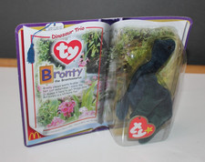 McDonald's Happy Meal TY Teenie Beanie Babies Dinosaur Trio Bronty Brontosaurus