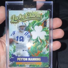 Wild Card Lucky Charm 2026 Peyton Manning Colts Card - Circle Parallel  