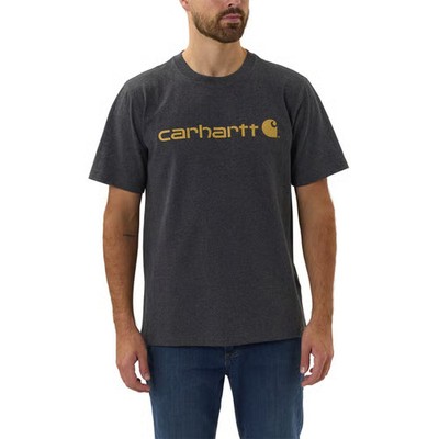Carhartt Core Logo S/S T-Shirt Carbon Heather Size L