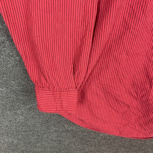Ralph Lauren Blaire Mens Shirt XL Red Stripe Long Sleeve Button Down Regular Fit - Picture 9 of 17