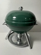 Bird Feeder BBQ Kettle Grill VERY UNIQUE GREEN Cute Hanging Seed Metal NEW