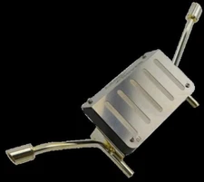 DTUP02066 Hobby Details Metal Oil Tank & Exhaust Pipe for TRX4 Silver Land Rover