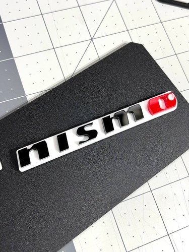 2pcs NISMO Emblem Car Side Fender Grill Trunk Badge Sticker Decal - Picture 8 of 8