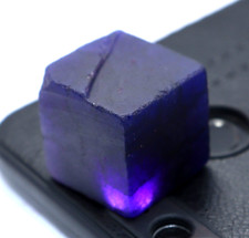Natural Sapphire Blue Rough Cube Cut Huge Size 167 Ct CERTIFIED Loose Gemstone