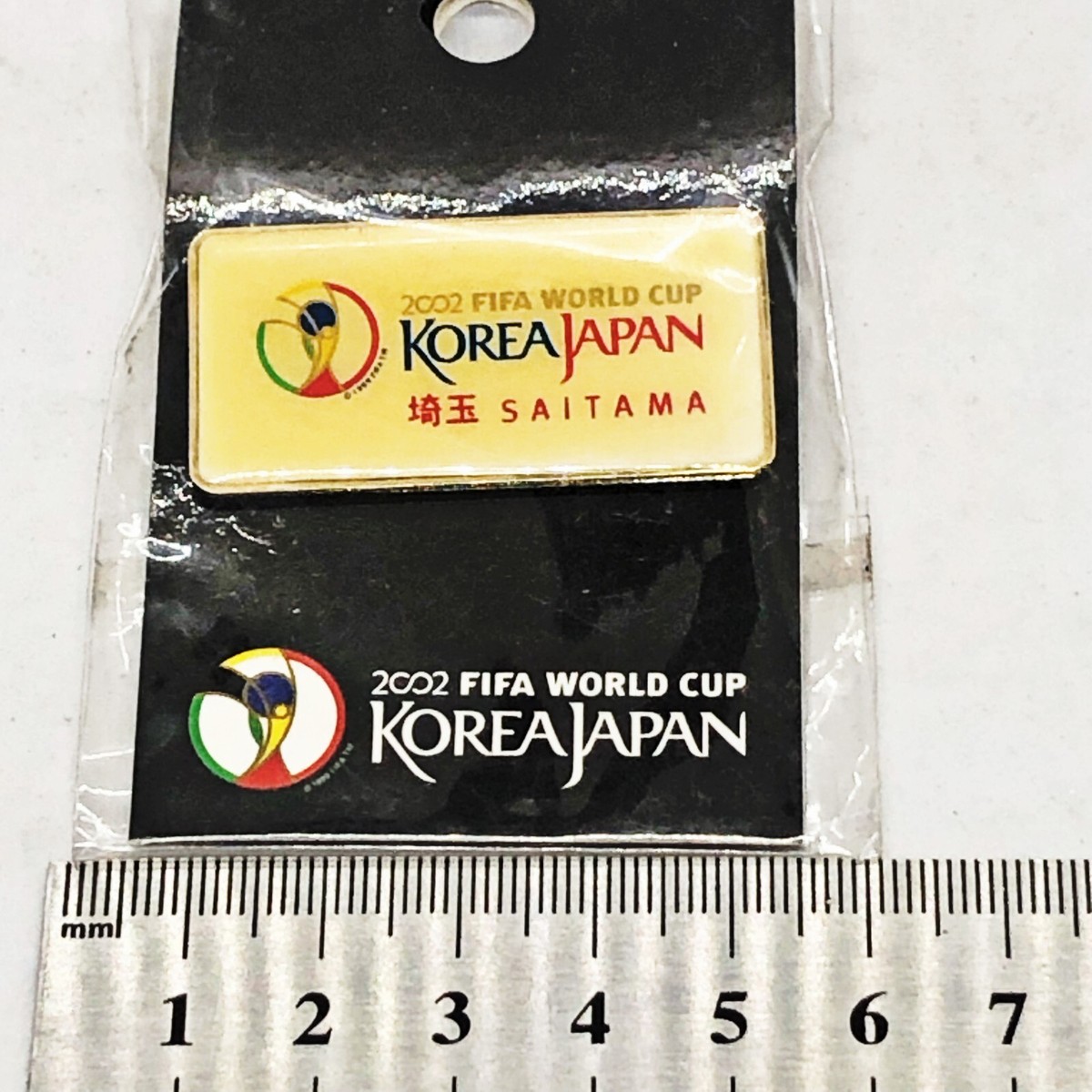 2002 FIFA World Cup Saitama Pin Badge Korea Japan Football