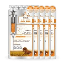 Deoproce Lab Therapy 2 Step Mask Pack Horse Oil Whitening & Nutrition 25ml*5ea