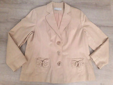 Wardrobe Jacket Womens Size 18 Oatmeal Beige Light Linen Mix Hardly Worn