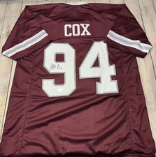 MISSISSIPPI STATE FLETCHER COX SIGNED MAROON CUSTOM JERSEY  BECKETT COA