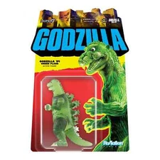 Godzilla - Clear Green - Toho - Wave 7 - ReAction Figures - Super7